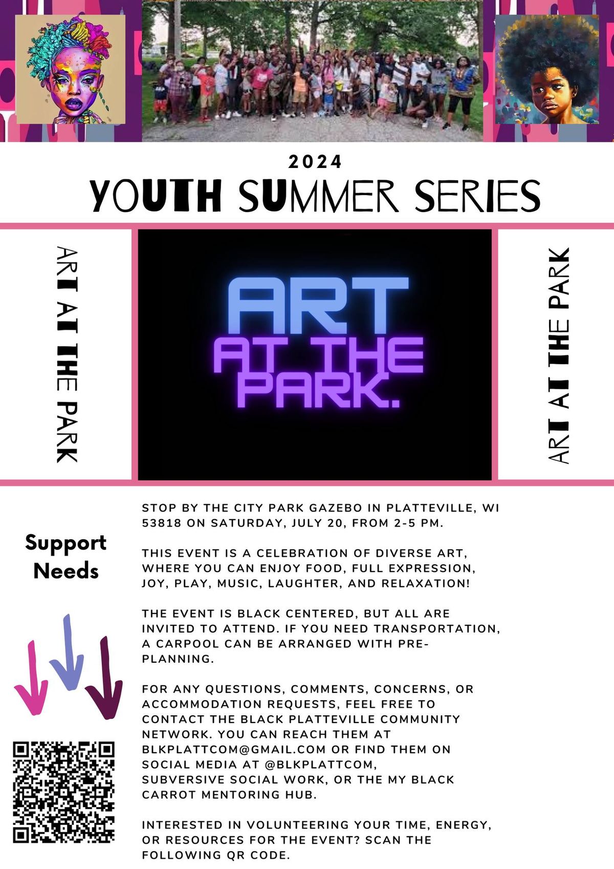 Black Joy Celebration Series - Art at the Park