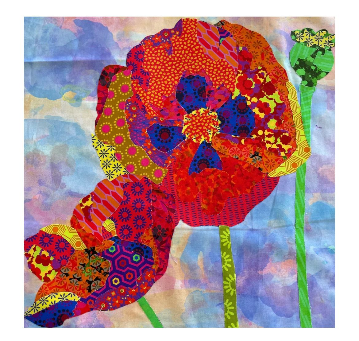Applique Poppy Workshop with Susan from My Fabricology 