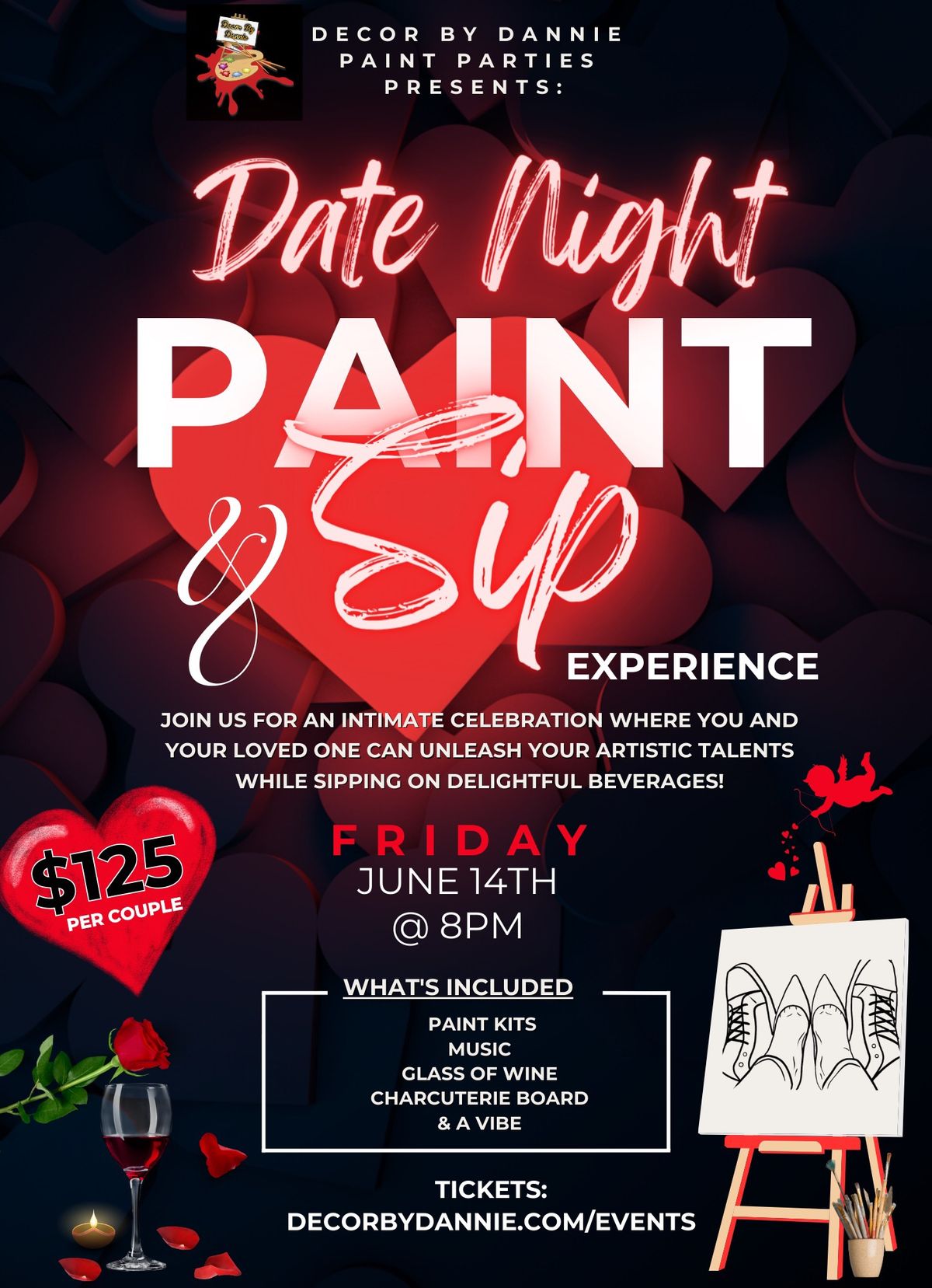 Date Night Paint & Sip Experience 