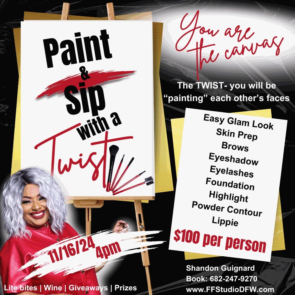 Flawless Finish presents\u2026. Paint & Sip w\/a Twist ! 