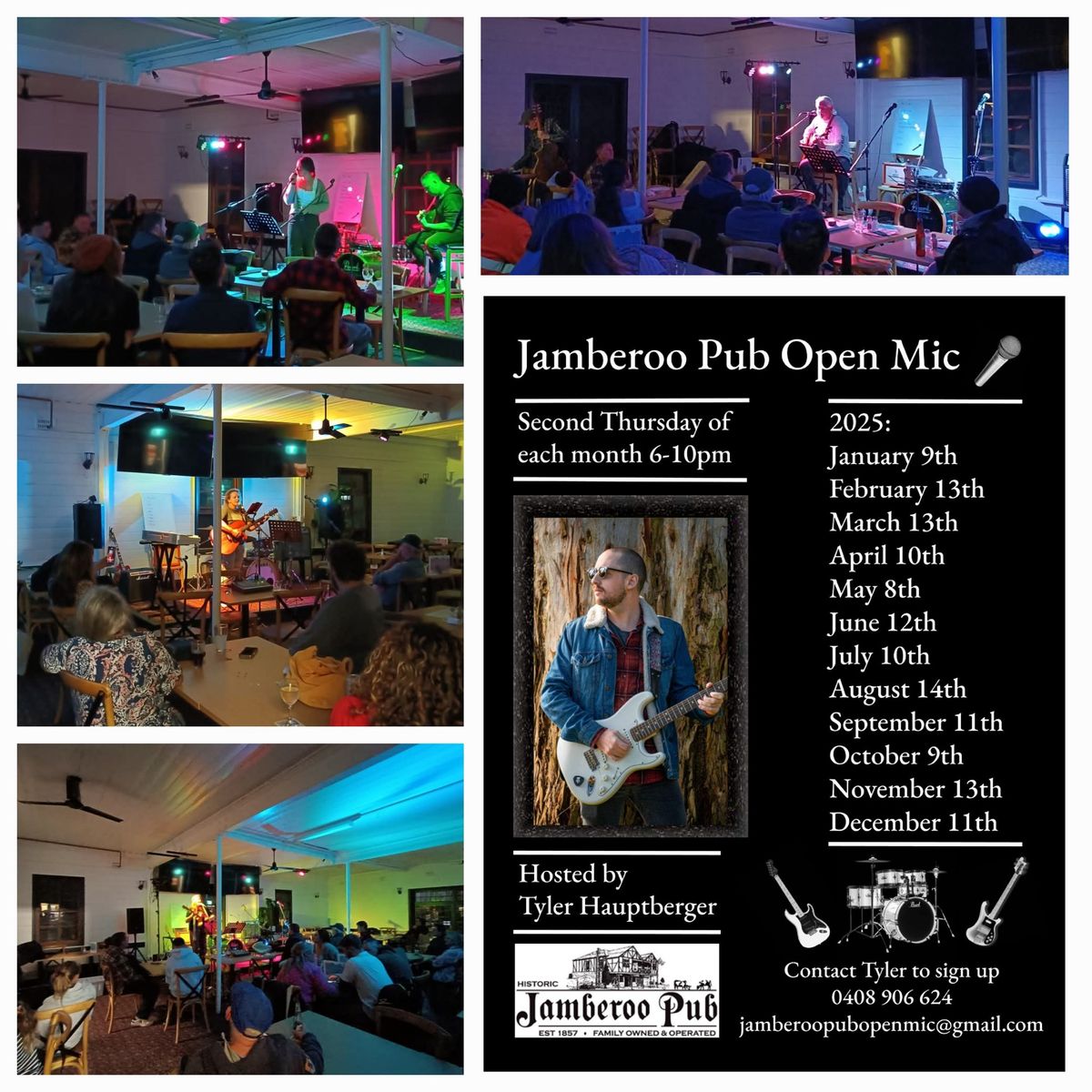 January 9th Jamberoo Pub Open Mic 