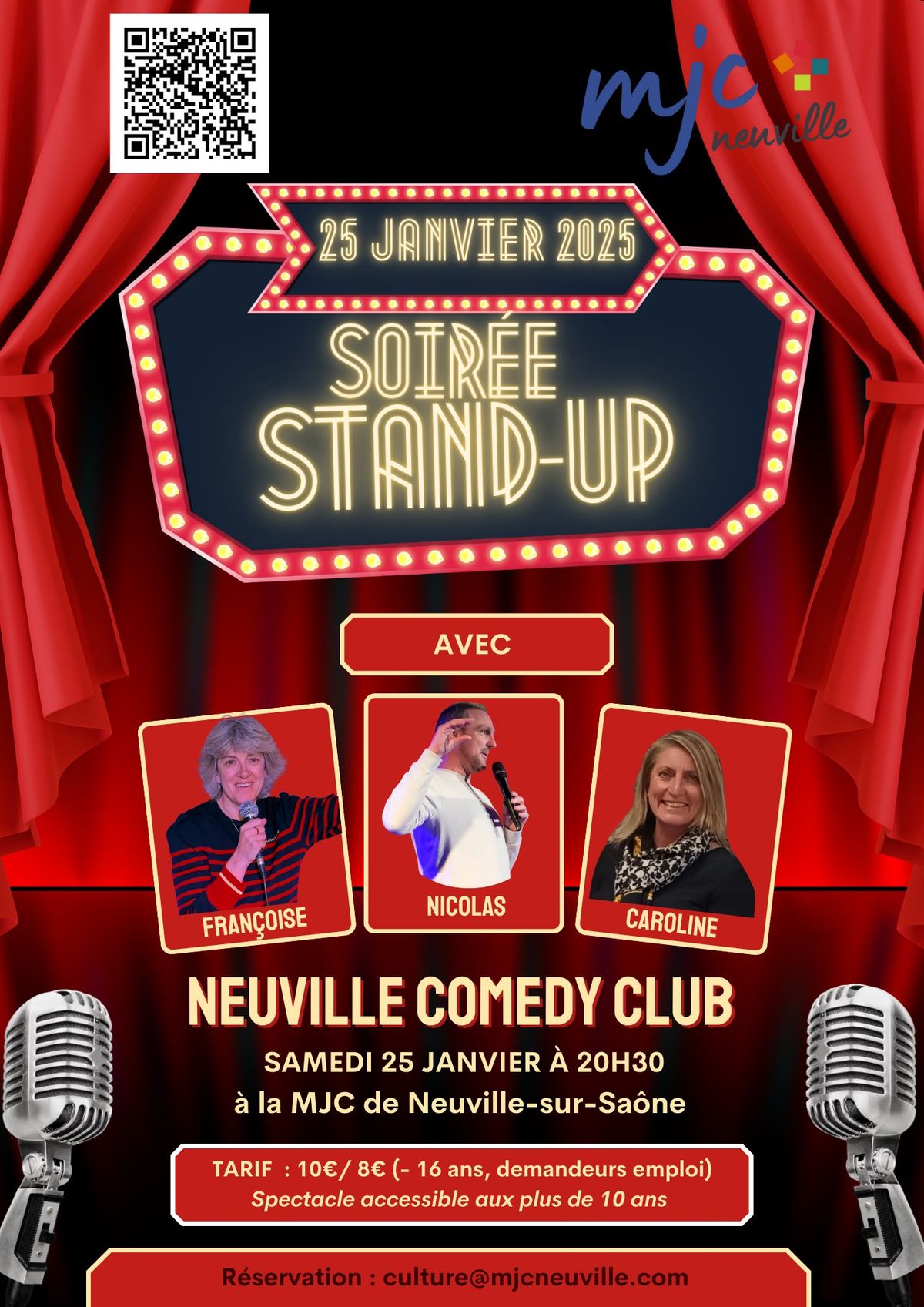 Soir\u00e9e Stand-Up : Neuville Comedy Club