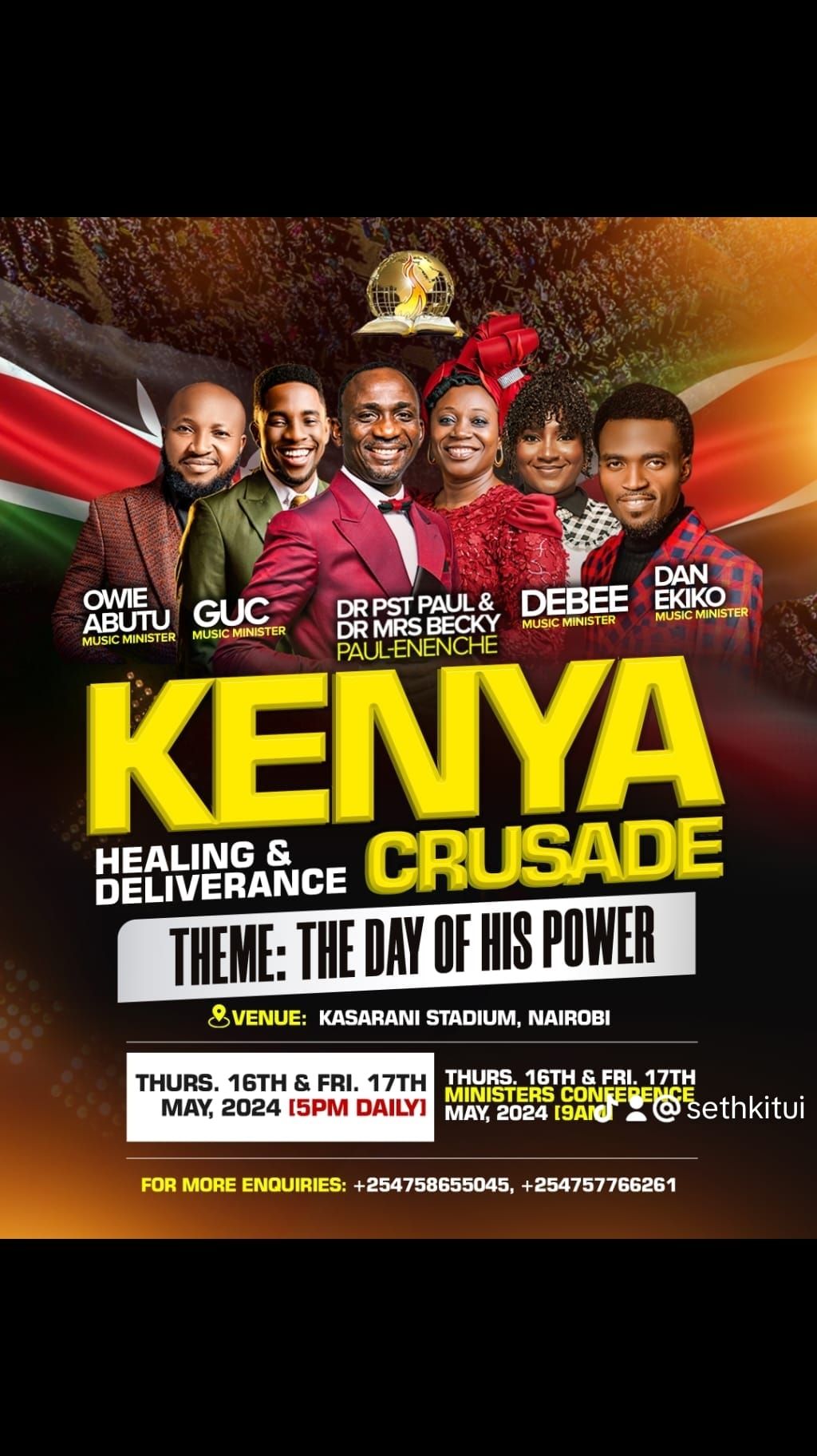 DR PAUL ENENCHE| KENYA HEALING AND DELIVARANCE CRUSADE 2024.