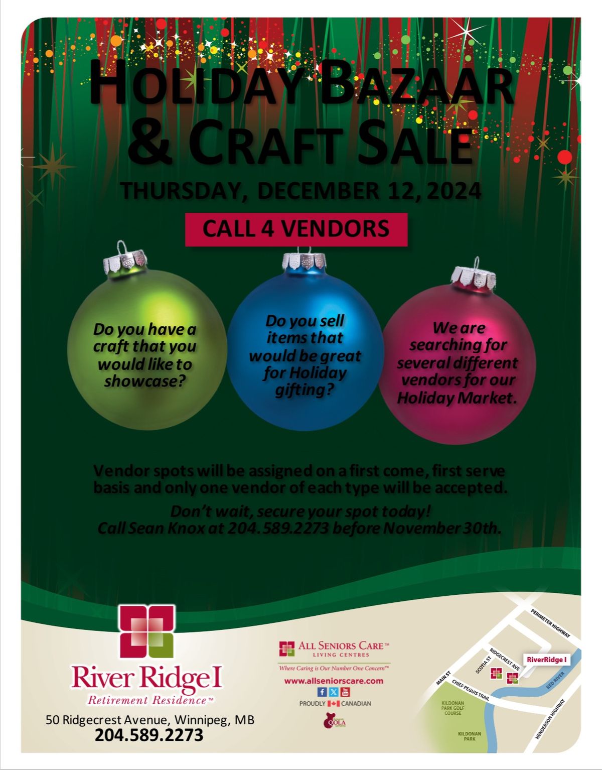 Holiday Bazaar and Craft Sale