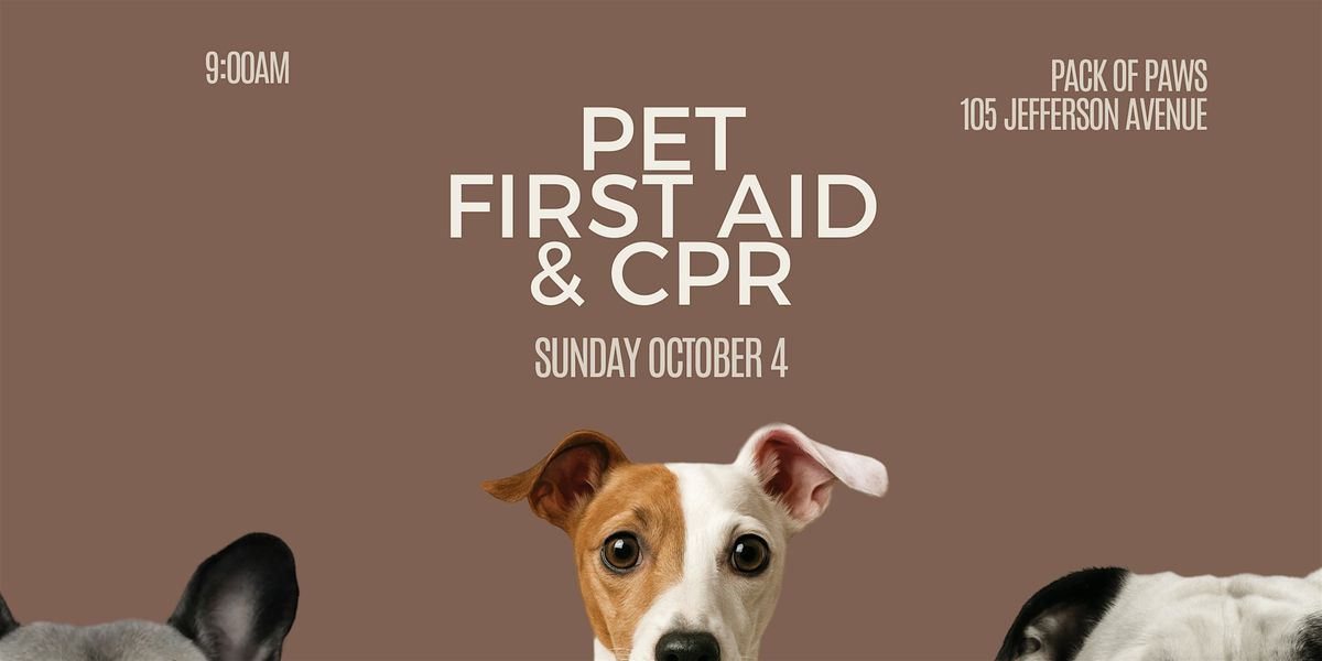 Pet First Aid & CPR Class