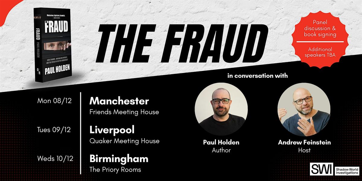 Book Tour: 'The Fraud', by Paul Holden
