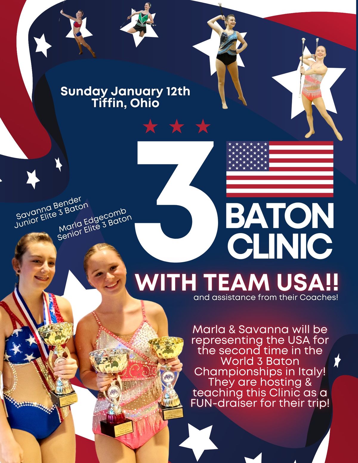 3 Baton Clinic with Team USA!