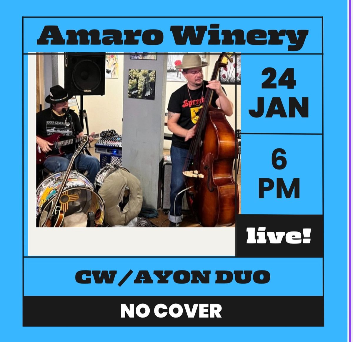 CW Ayon Duo @ Amaro Winery 