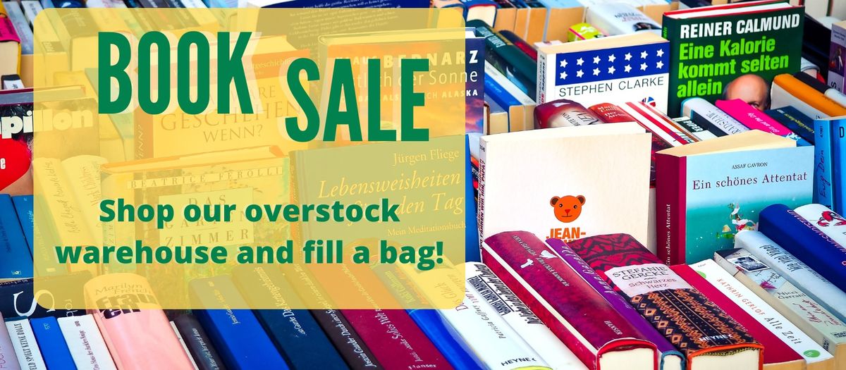 Overstock Warehouse Book Sale