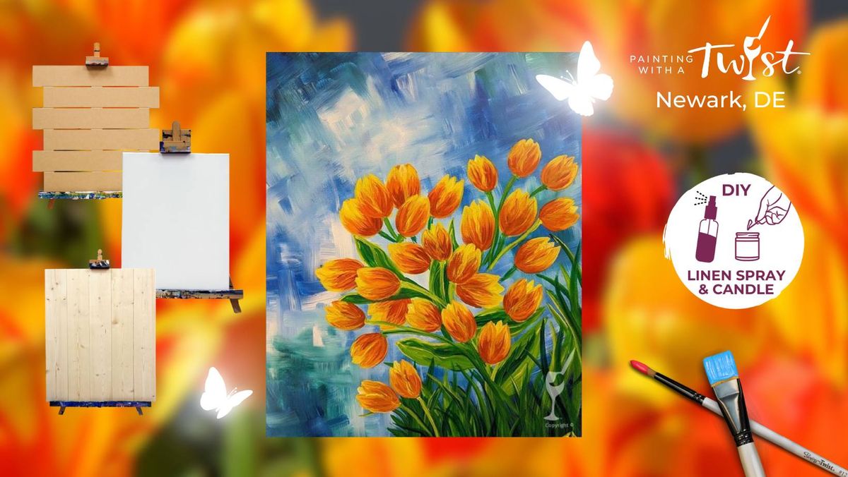 Paint & Sip: Contrasting Tulips