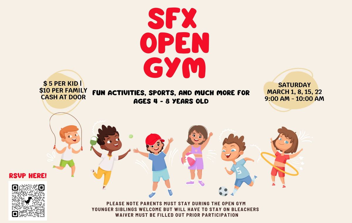 Kids' Open Gym at St Francis