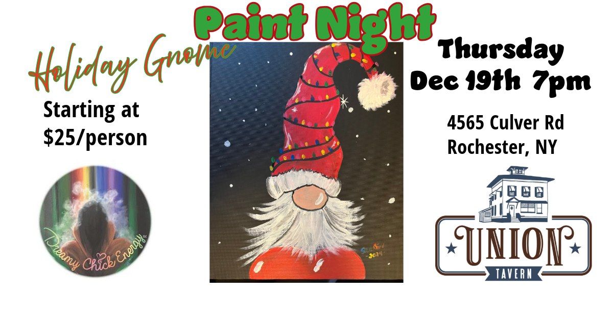 Holiday Gnome Paint Night at Union Tavern