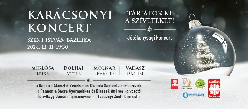 Kar\u00e1csonyi koncert a Szent Istv\u00e1n-bazilik\u00e1ban