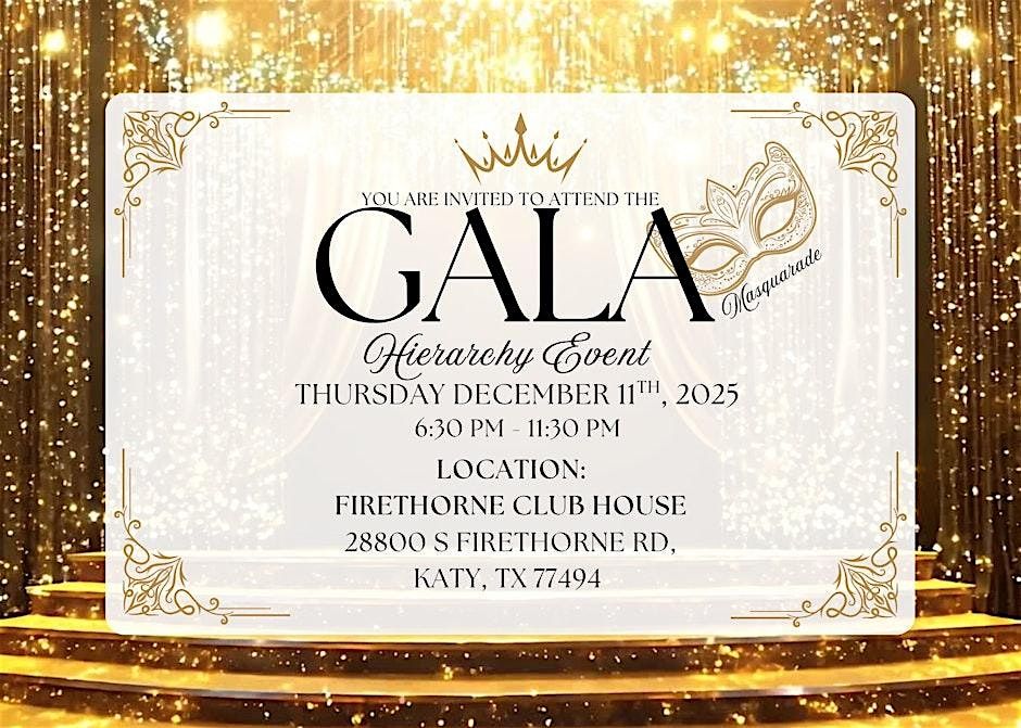 MASQUERADE GALA - HIERARCHY EVENT