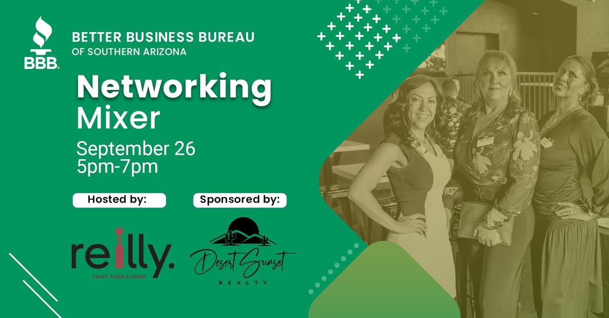 BBB's September Networking Mixer Sponsored by Desert Sunset Realty