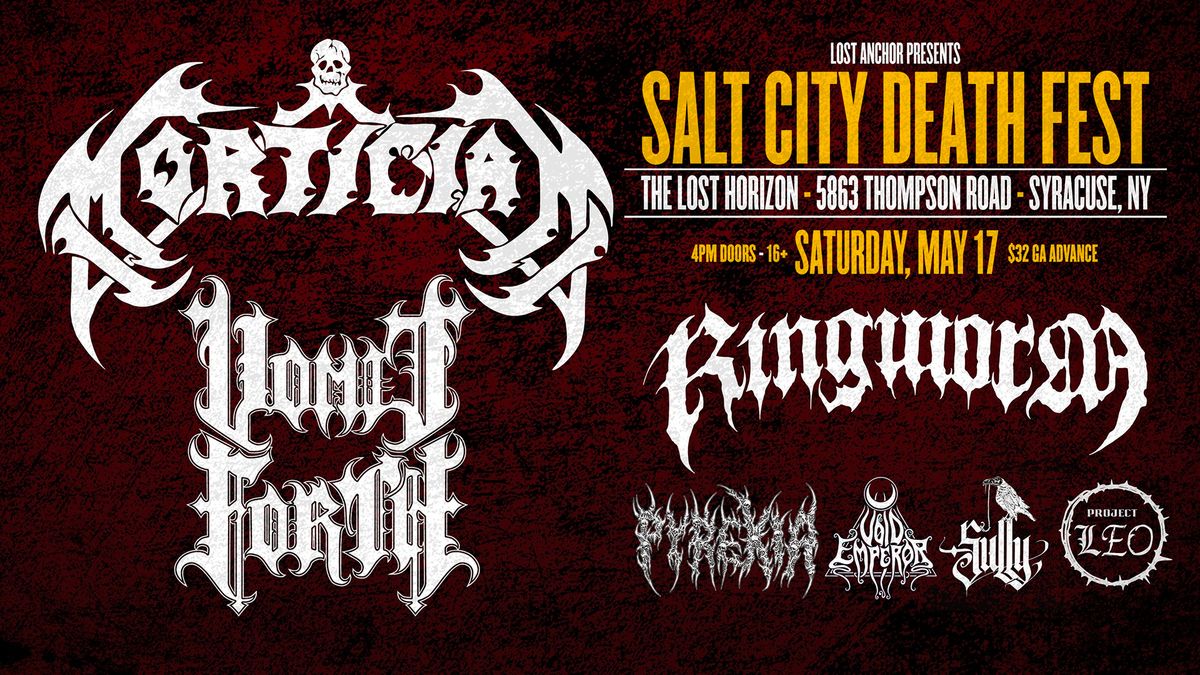 Mortician, Vomit Forth, Ringworm @ Salt City Death Fest