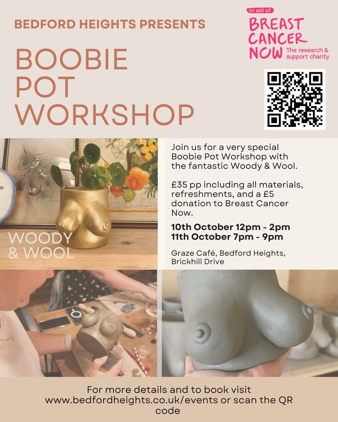 Boobie Pot Workshop with Woody & Wool