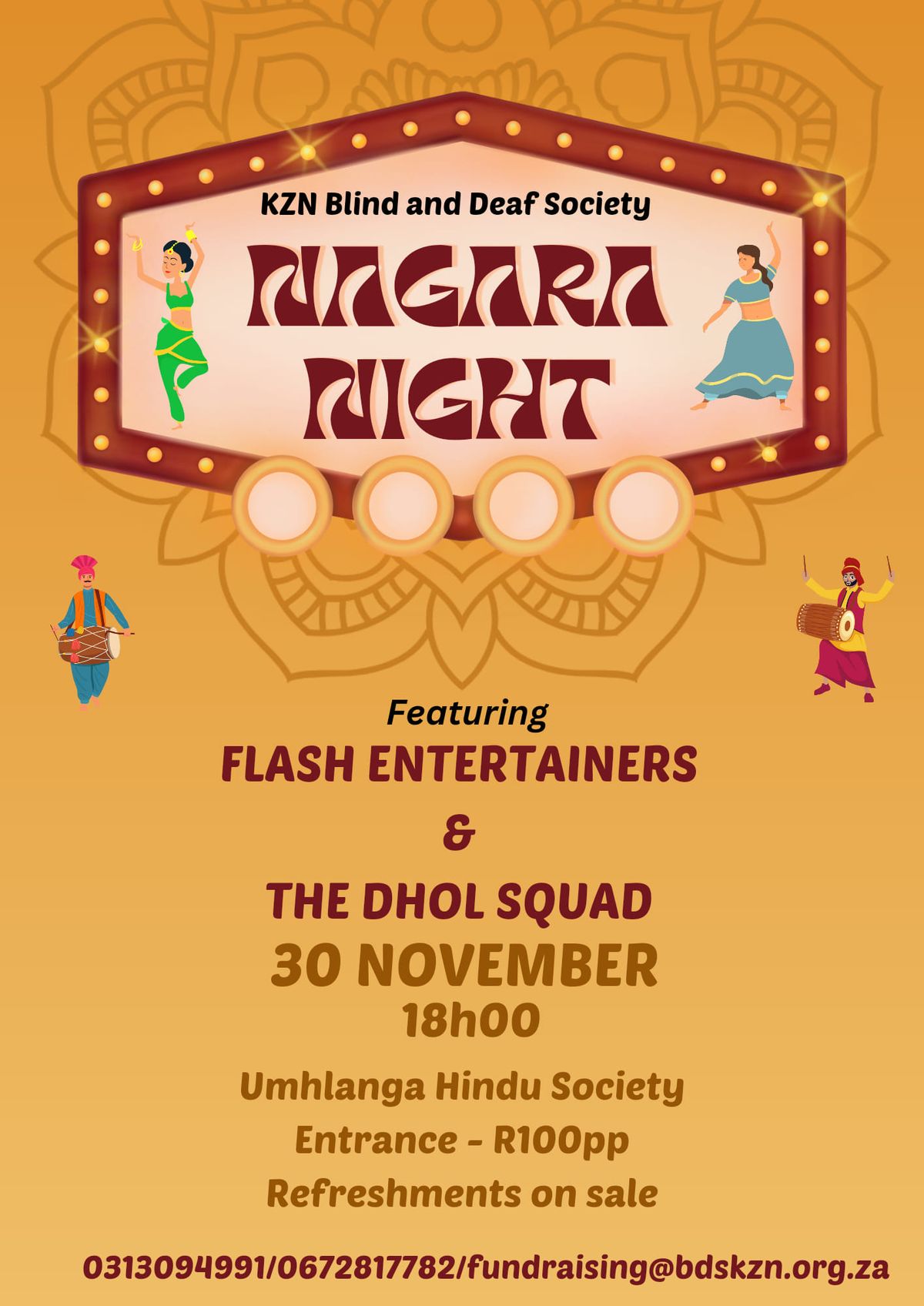 Nagara Night with the KZN Blind and Deaf Society