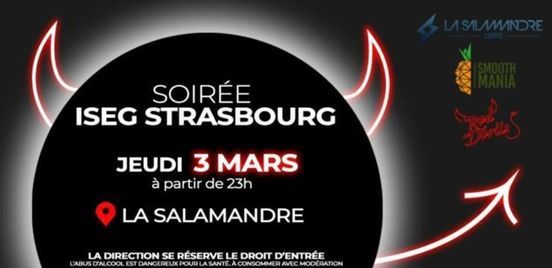 Soir\u00e9e ISEG Strasbourg x La Salamandre