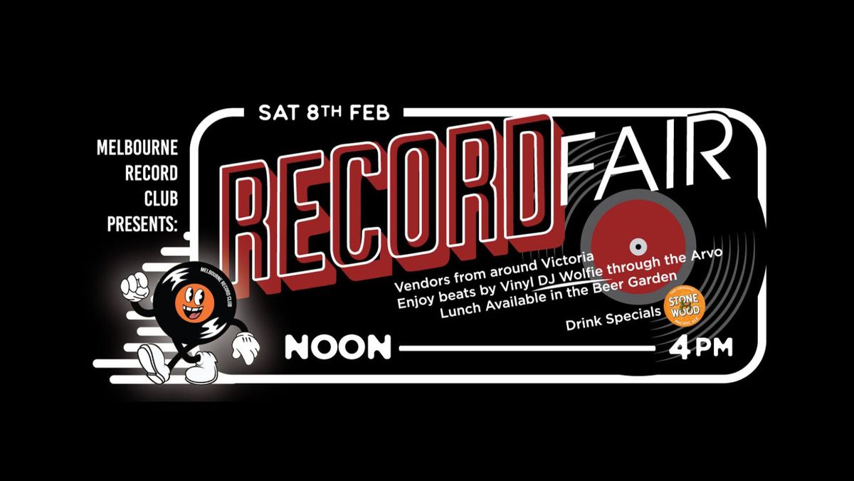 Warrnambool Vinyl Record Fair- Presented by Melbourne Record Club