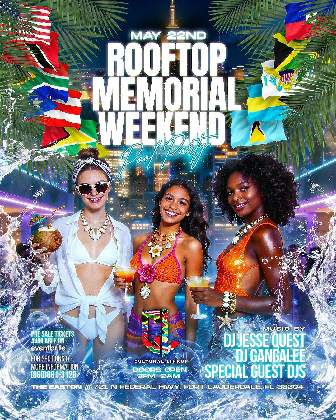 ROOFTOP MEMORIAL WEEKEND POOL PARTY