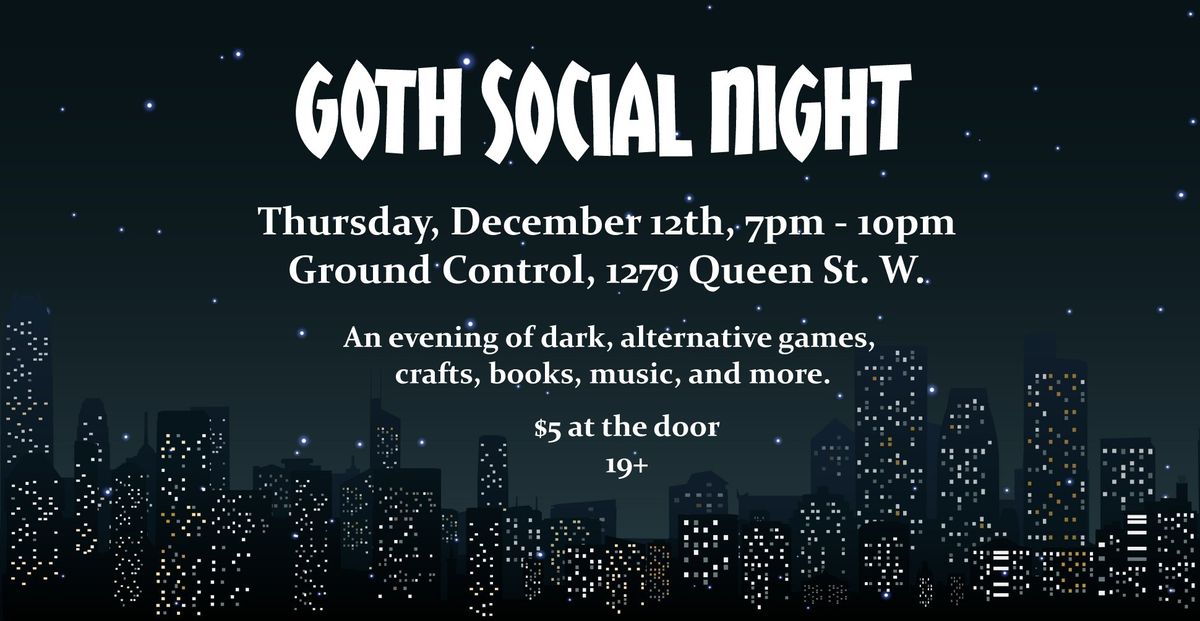 Goth Social Night