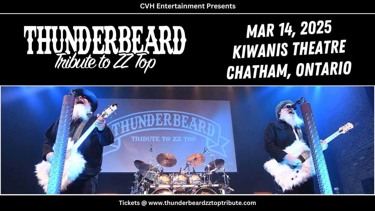 ThunderBeard: A Tribute to ZZ Top LIVE at The Kiwanis Theatre