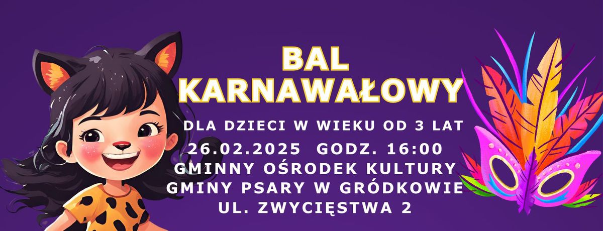 Bal karnawa\u0142owy dla dzieci