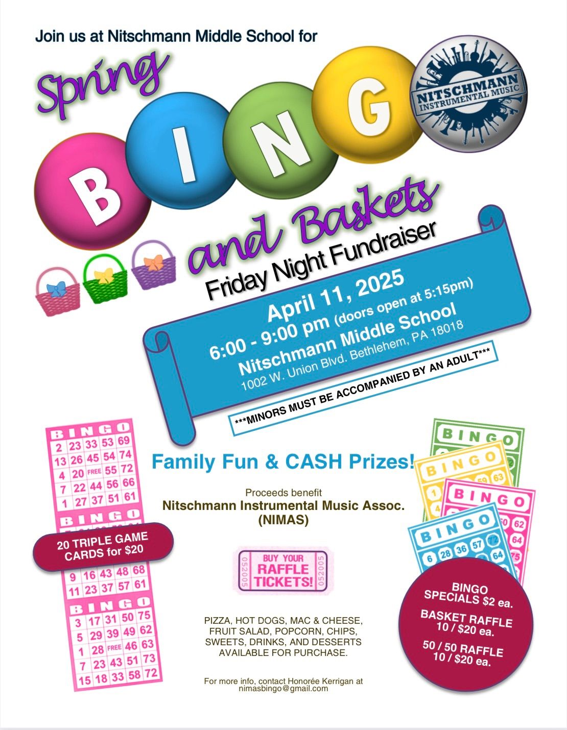 Spring BINGO and Baskets