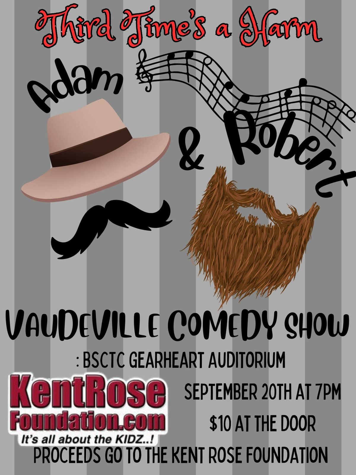 Adam and Robert Vaudeville Comedy show:Third Time's a Harm