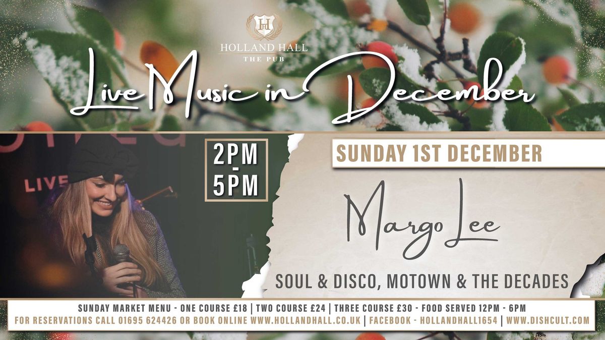 Live Music Sundays at The Pub with Margo Lee