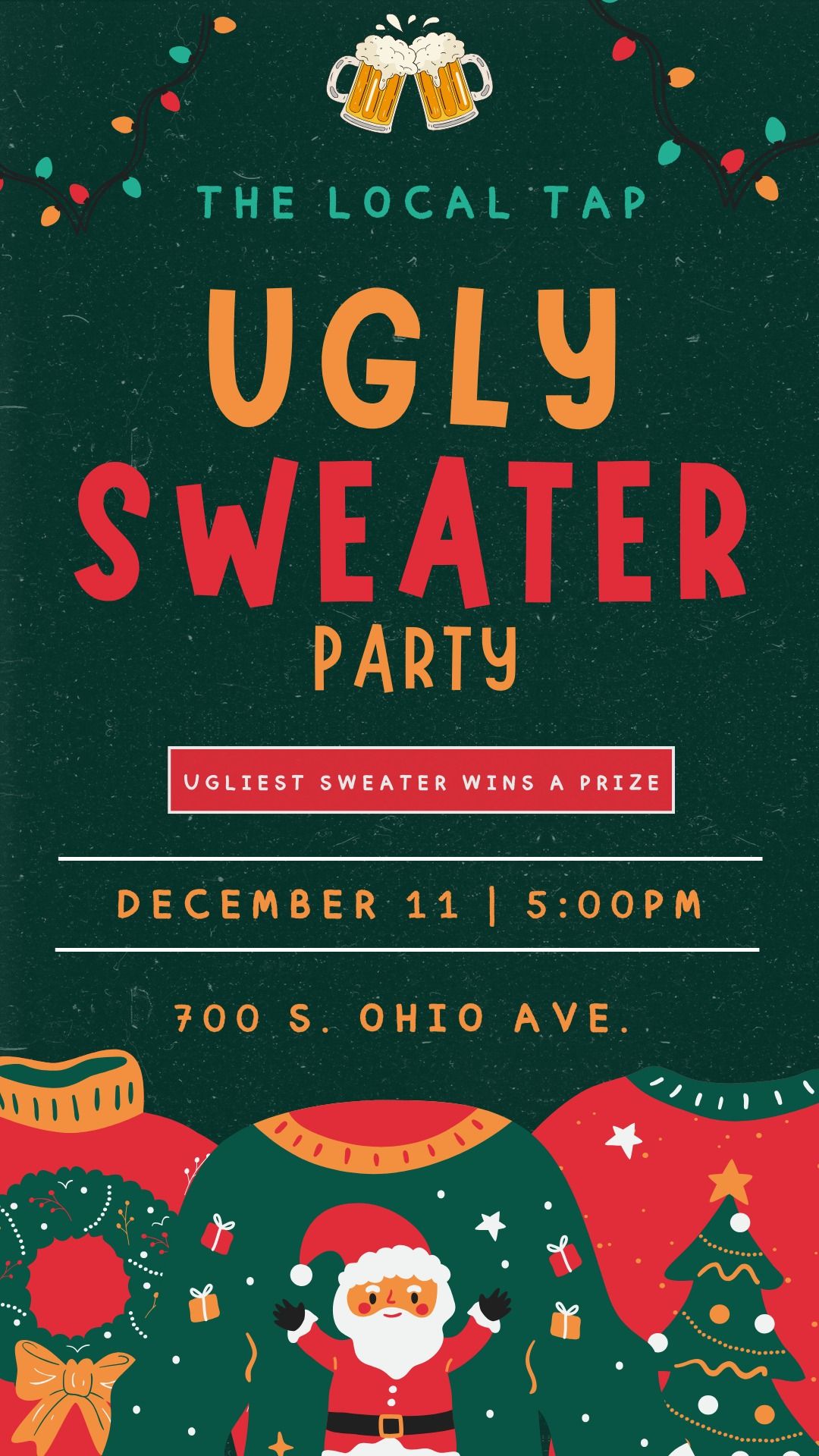 Ugly Sweater Party at The Local Tap 