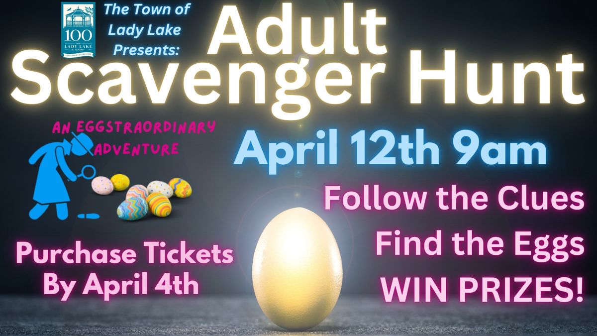 Eggstraordinary Adventure: Adult Scavenger Hunt