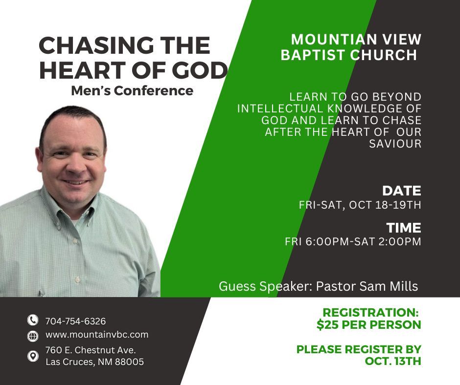 Chasing the Heart of God Men's Conference 