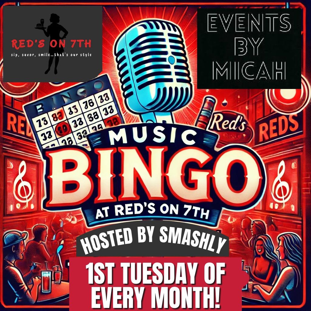 Music Bingo at Red's on 7th: Hosted by Smashly