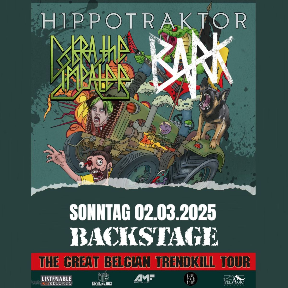 HIPPOTRAKTOR | THE GREAT BELGIAN TRENDKILL TOUR | BACKSTAGE M\u00dcNCHEN 2025