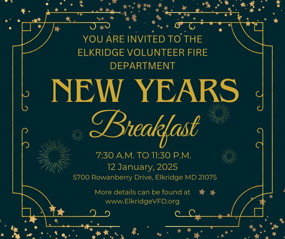 New Years Pancake Breakfast