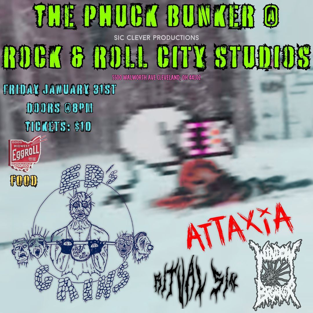 Ed\u2019s Gains, Ritual Sin, Attaxia, & Wndwbrkr at The Phuck Bunker