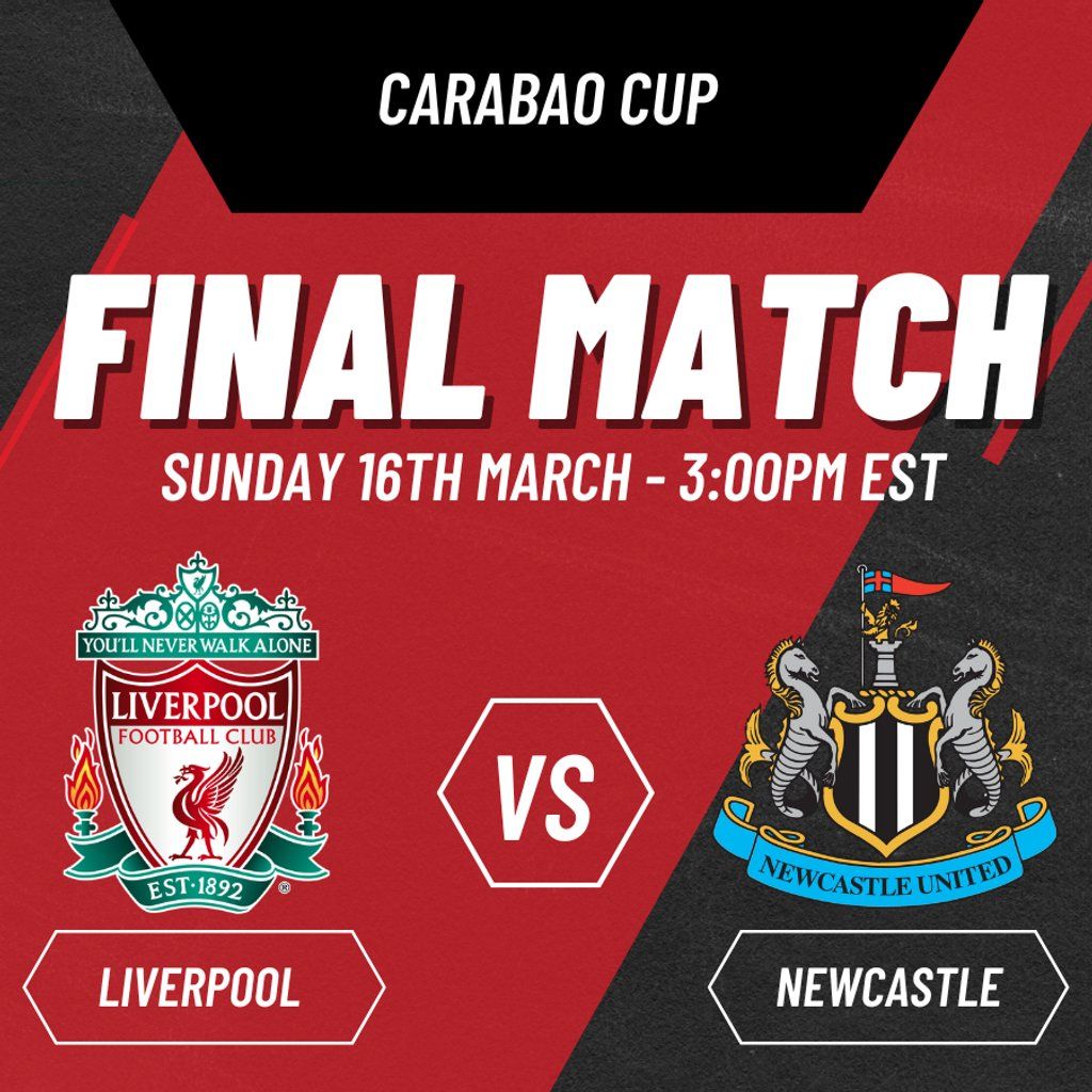 Carabao Cup Final at Ten Streets Social