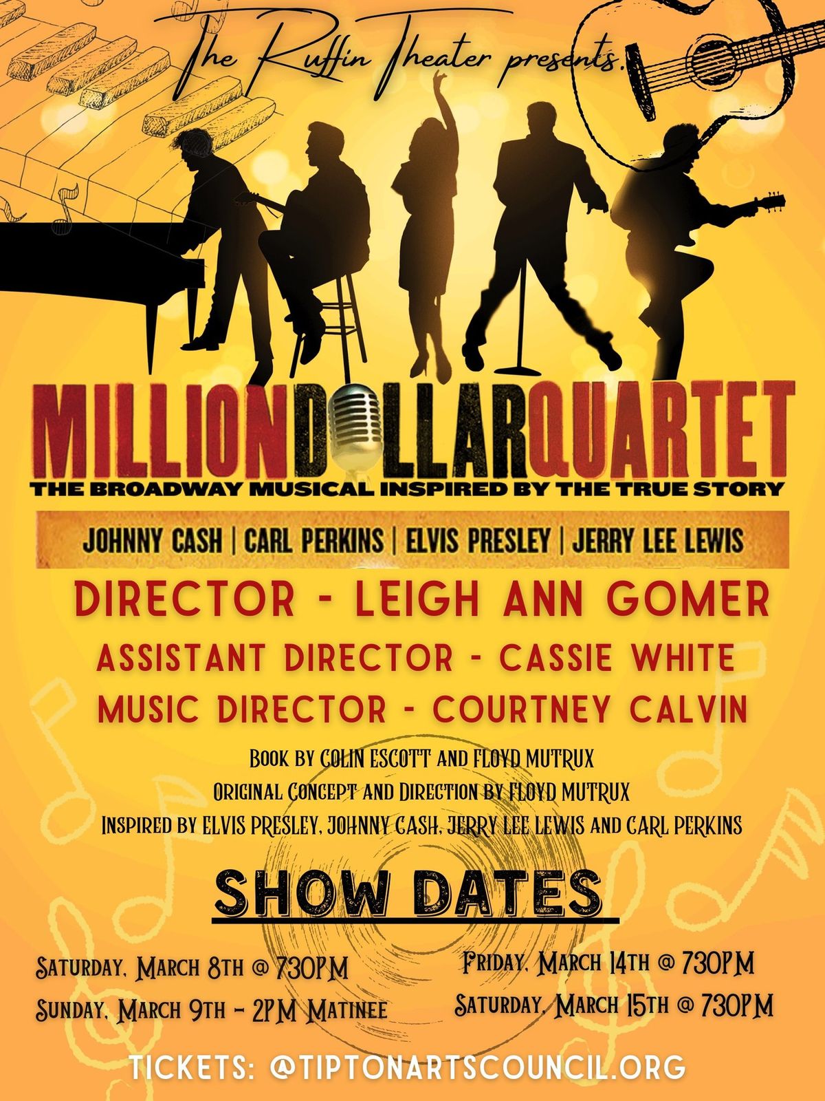 \ud83c\udf99\ufe0fMillion Dollar Quartet - opening night!\ud83c\udfac