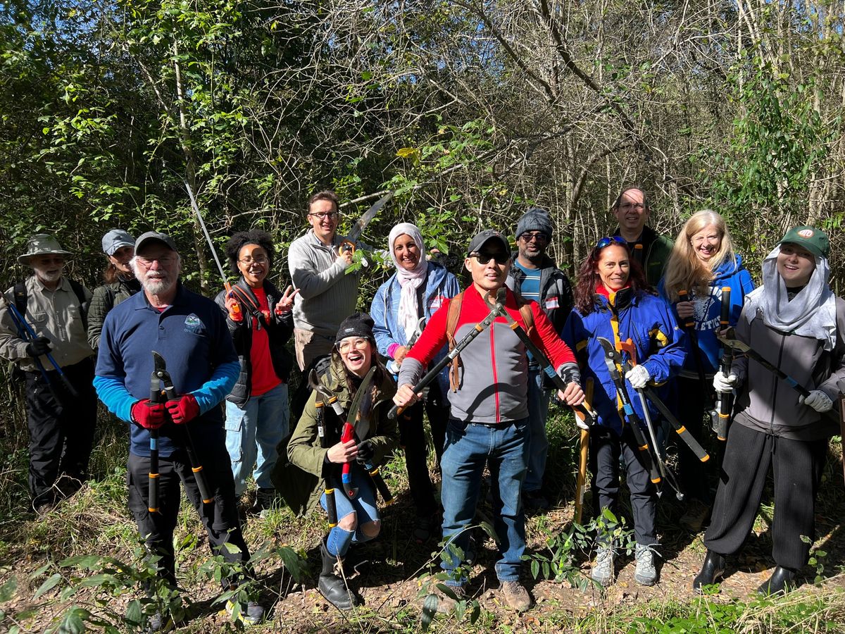 Texas Buckeye Trail restoration day