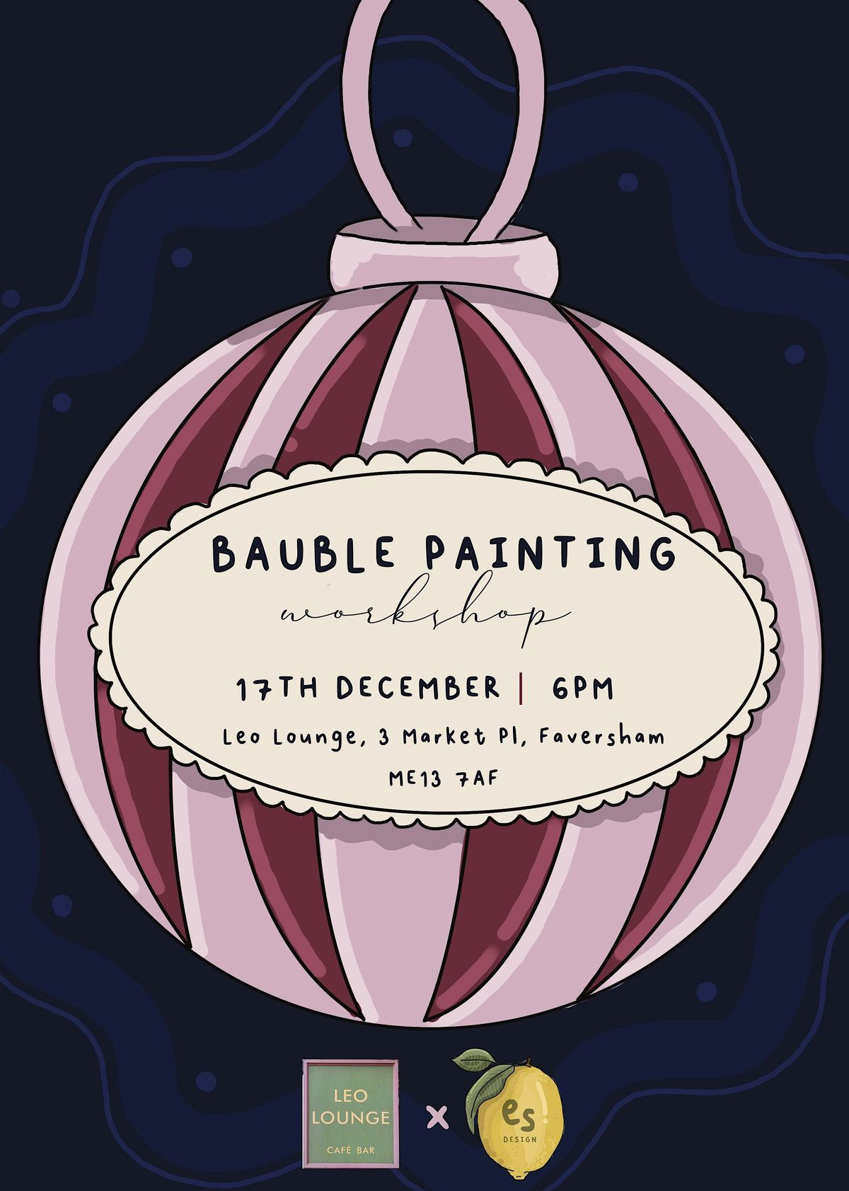 Bauble Painting Workshop with emilyssdesign