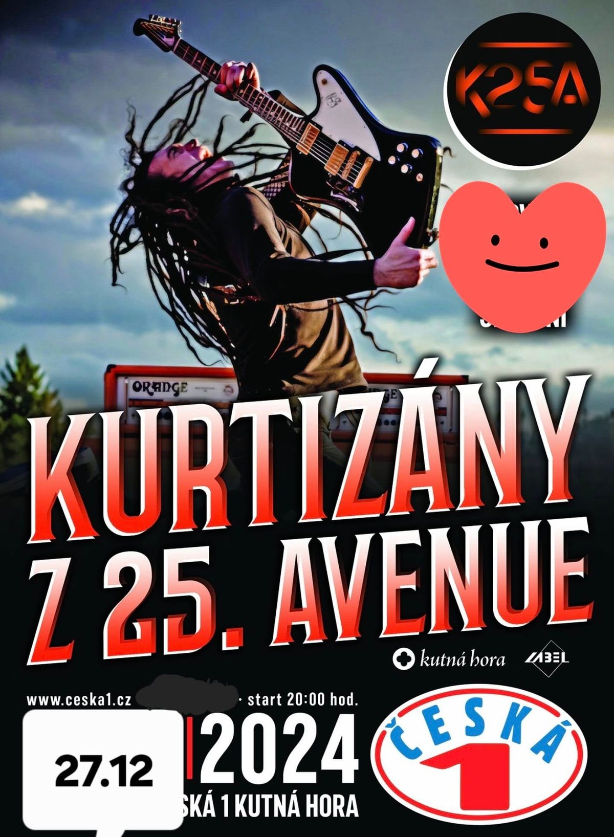 KURTIZ\u00c1NY Z 25. AVENUE - \u010cESK\u00c1 1, KUTN\u00c1 HORA. P\u0159esunuto na 27. 12. 2024.