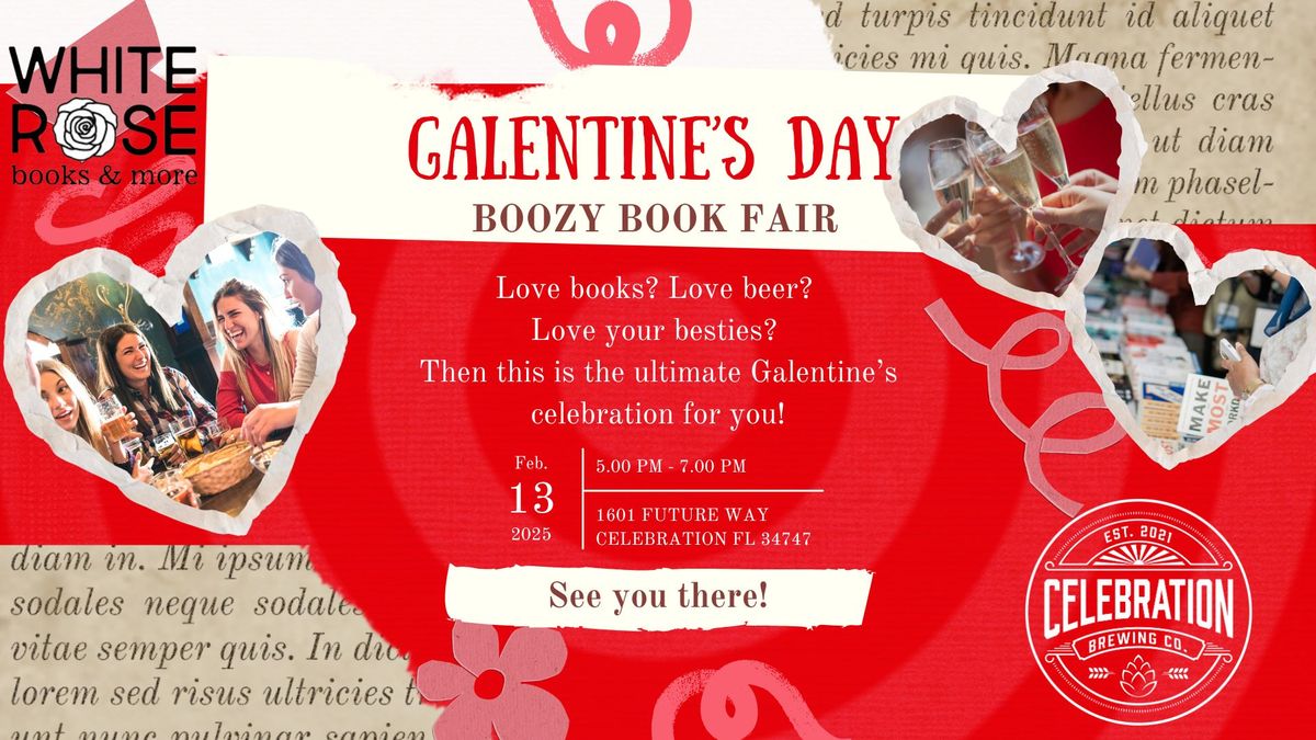 Galentines Boozy Book Fair 