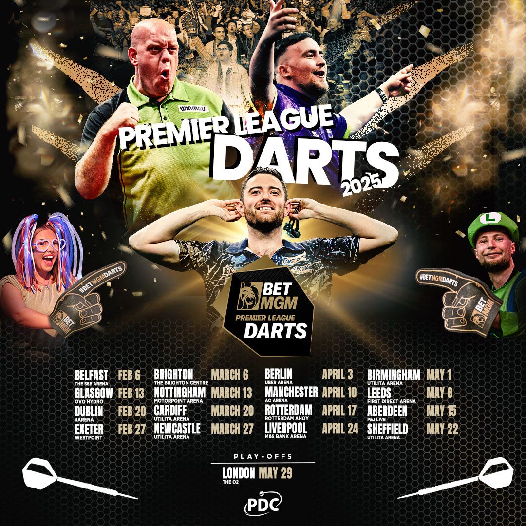 Bet MGM Premier League Darts at Brighton Centre