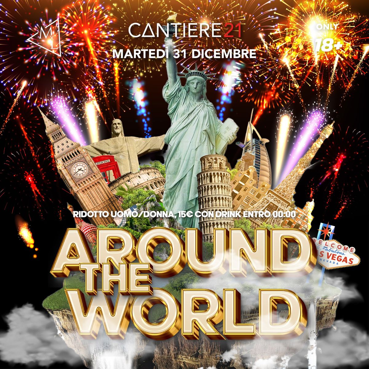 CAPODANNO 2025 - AROUND THE WORLD \ud83e\udd42\ud83c\udf0e