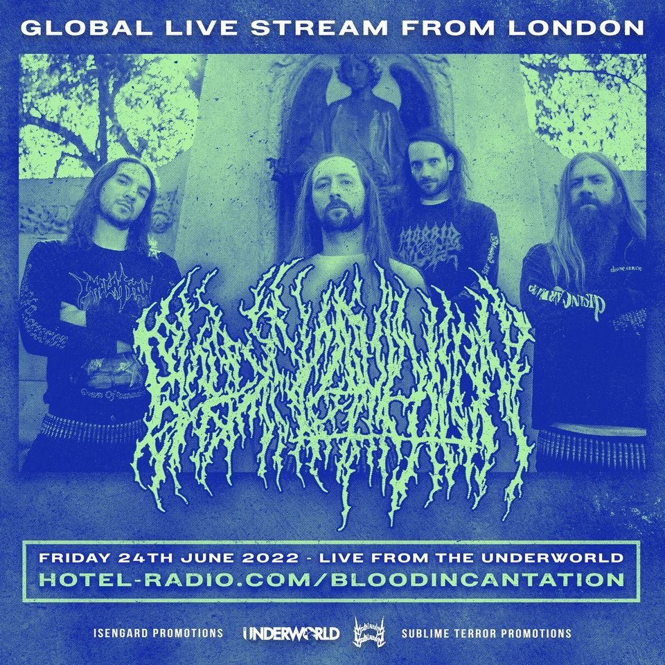 Blood Incantation at The Underworld - London \/\/ SOLD OUT & LIVE STREAMING