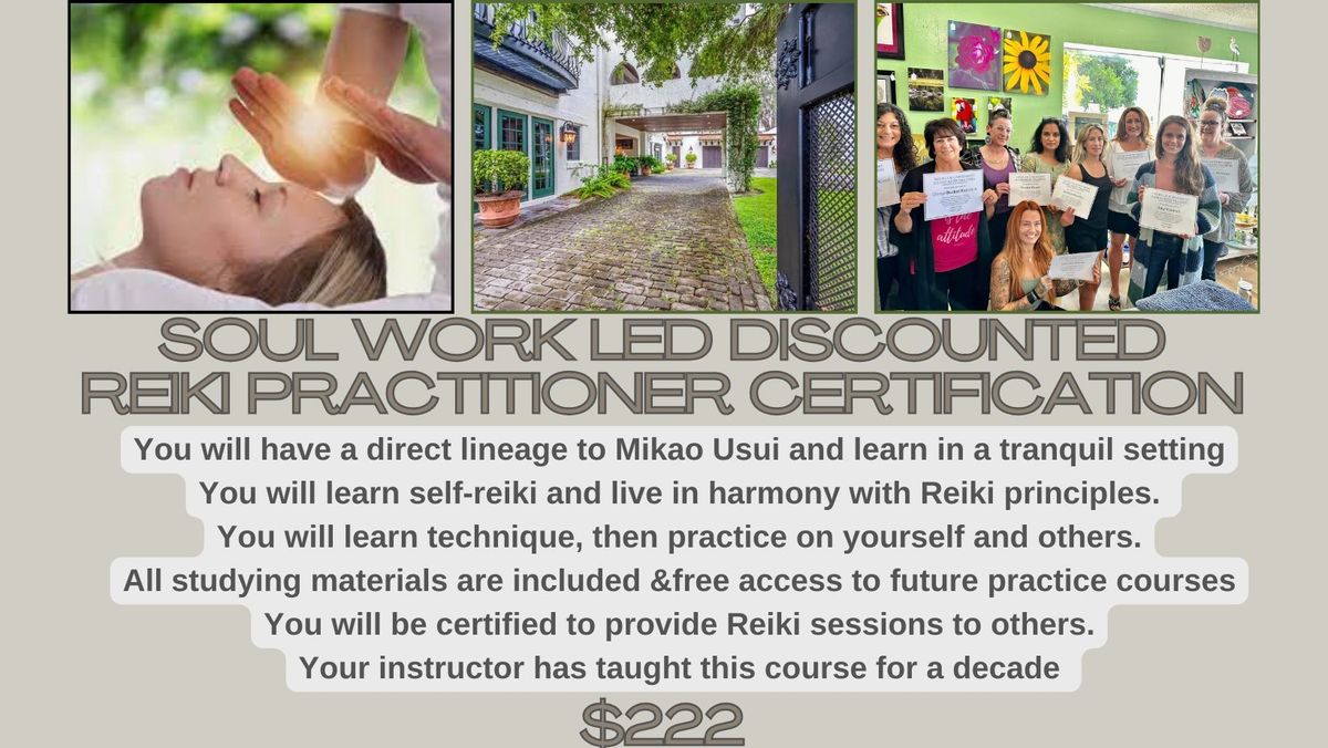 Reiki Mini Retreat & Certification: Release your magic 