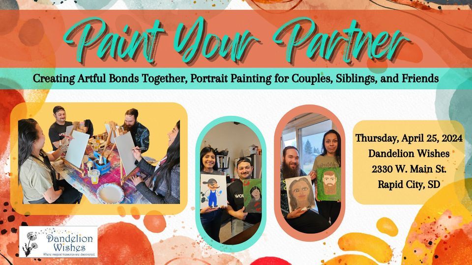 Paint Your Partner - Couples Portrait Painting Experience