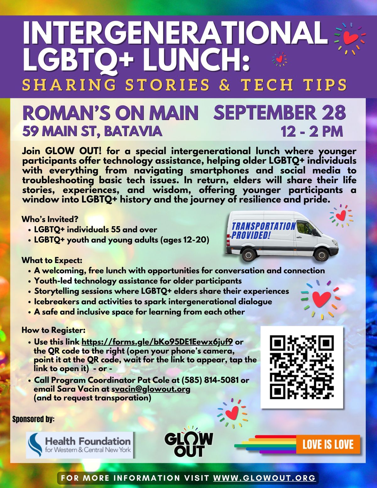 Intergenerational LGBTQ+ Lunch